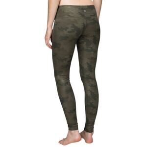 Lululemon Wunder Under Pant Full-On Luxtreme Savasana Camo Fatigue Green Sz 10